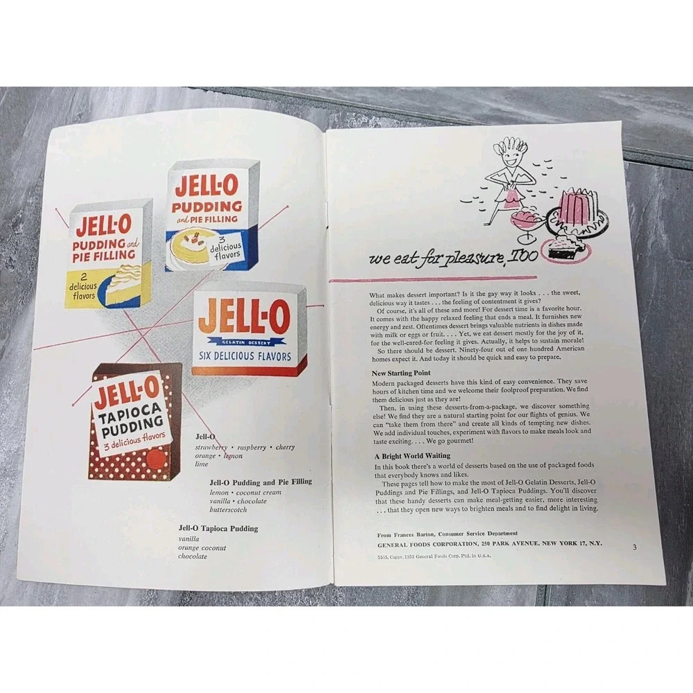 Vintage Cookbook Recipe Pamphlets Cooking Booklets Betty Crocker Jello 1950 60's
